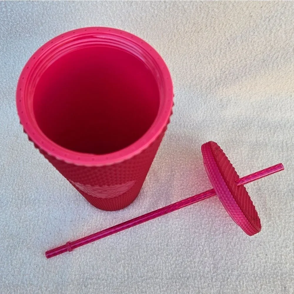 Starbucks Hot Pink Studded Tumbler 24oz